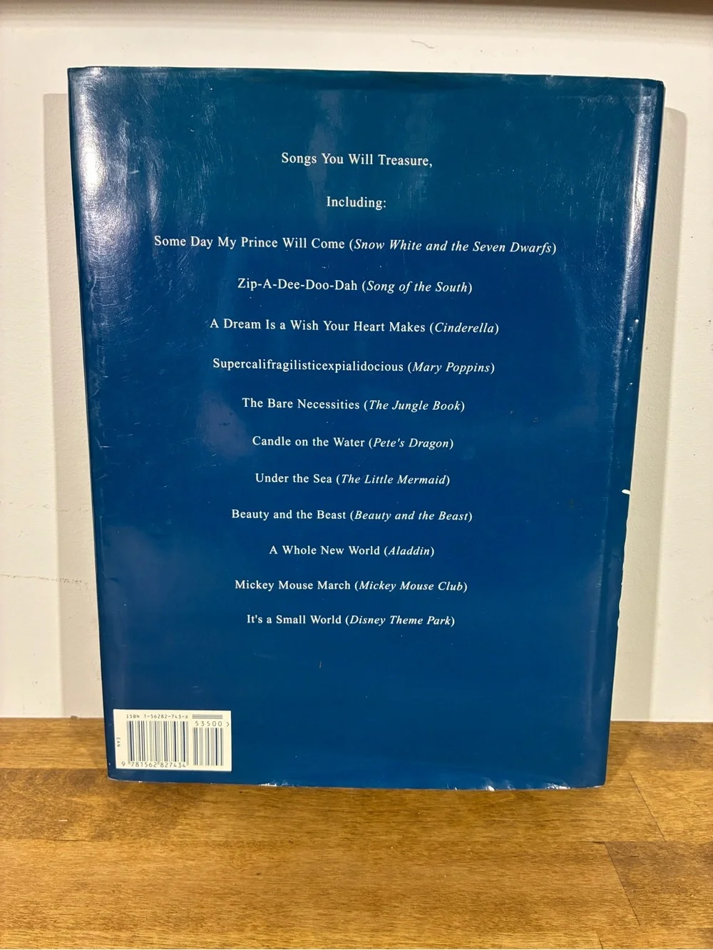 1993 Disney Illustrated Treasury of Songs First Edition Hardcover Sheet Music